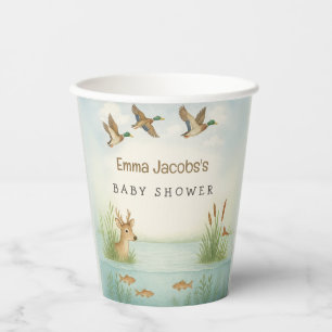 Gobelets En Papier Oh mon Dieu ! Baby shower des bois