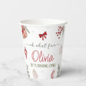 Gobelets En Papier Oh Quel Amusant Noël Anniversaire (Verso)