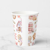 Gobelets En Papier Oh What Fun Gingerbread 1st Birthday (Droite)