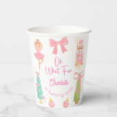 Gobelets En Papier Oh What Fun Pink Nutcracker Birthday (Verso)