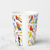 Gobelets En Papier Oiseaux colorés (Droite)