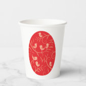 Gobelets En Papier Oiseaux de Pâques (Recto)