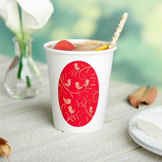 Gobelets En Papier Oiseaux de Pâques