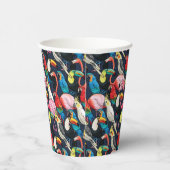Gobelets En Papier Oiseaux exotiques (Droite)
