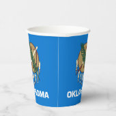 Gobelets En Papier Oklahoman Flag & Seal, Flag of Oklahoma (Droite)