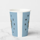 Gobelets En Papier Old School Pickleball  clock paper caps (Gauche)