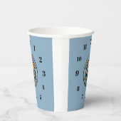 Gobelets En Papier Old School Pickleball  clock paper caps (Droite)