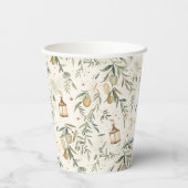 Gobelets En Papier Olive & Lantern Islamic Party Cups (Verso)