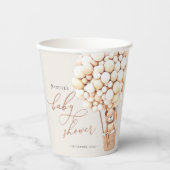 Gobelets En Papier On Peut Attendre ! Baby shower (Recto)