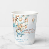 Gobelets En Papier On Peut Attendre ! Baby shower Teddy Bear (Verso)