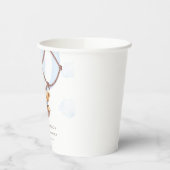 Gobelets En Papier On Peut Attendre ! Ours En Teddy Dans Baloon À Air (Gauche)