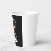 Gobelets En Papier On Santa's Xmas Naughty List Regret Nothing Basset (Gauche)