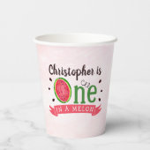 Gobelets En Papier One In A Melon 1er Anniversaire (Verso)