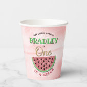 Gobelets En Papier One In A Melon 1er Anniversaire (Verso)