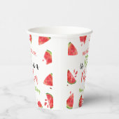 Gobelets En Papier One In A Melon 1er Anniversaire Fête Watermelon (Droite)