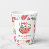 Gobelets En Papier One in the Melon 1st Bird Summer Party (Recto)
