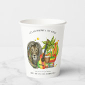 Gobelets En Papier One Love First Birthday Party (Verso)