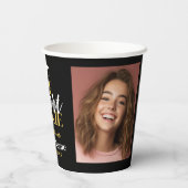 Gobelets En Papier One Smart Cookie - Moderne Graduation 2 Photos (Verso)