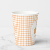 Gobelets En Papier One Sweet Peach Girl 1er anniversaire (Droite)