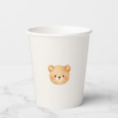 Gobelets En Papier Onederful Bear First Birthday Paper Cups (Verso)