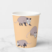 Gobelets En Papier Opossums (Verso)