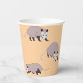 Gobelets En Papier Opossums (Recto)