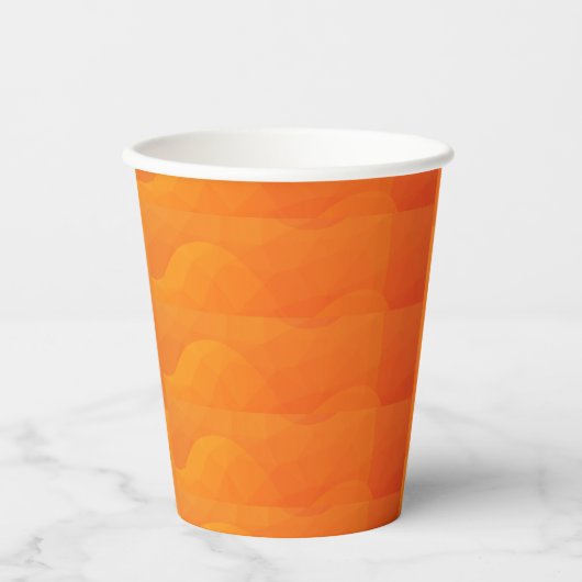 Gobelets En Papier Orange (Recto)