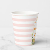 Gobelets En Papier Orange Citrus Little Cutie 1ère Coupe de papier d' (Recto)