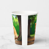 Gobelets En Papier Orange Kitty (Droite)