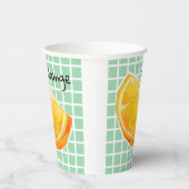 Gobelets En Papier Orange, orange (Droite)