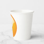 Gobelets En Papier Orange Question Mark Bold Modern Symbol (Gauche)