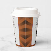 Gobelets En Papier Orange Starburst Witch Halloween (Droite)