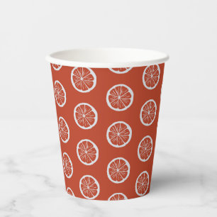 Gobelets En Papier Oranges de Noël et d'épices