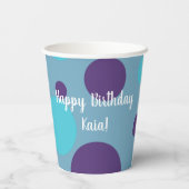 Gobelets En Papier Orca Killer Whale Anniversaire (Verso)