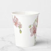 Gobelets En Papier Orchidée à main levée (Gauche)