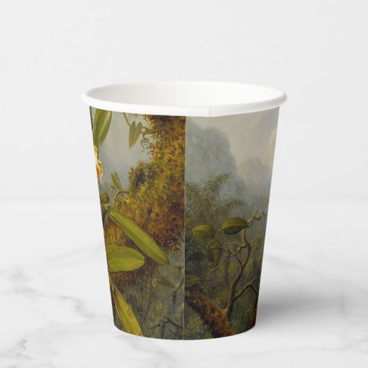 Gobelets En Papier Orchidées et colibri Heade (Droite)