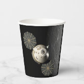 Gobelets En Papier Orion Spacecraft en Orbite lunaire (Recto)