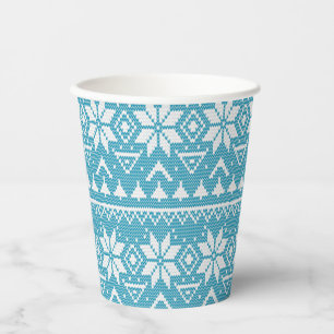 Gobelets En Papier ornement de Noël nordique hiver scandinave nork