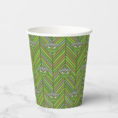 Gobelets En Papier Oscar the Grouch | 80's Throwback Pattern (Verso)