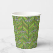 Gobelets En Papier Oscar the Grouch | 80's Throwback Pattern (Recto)