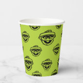 Gobelets En Papier Oscar the Grouch Green Pattern (Verso)