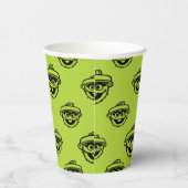 Gobelets En Papier Oscar the Grouch Green Pattern (Droite)
