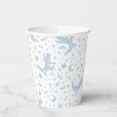 Gobelets En Papier Où les choses sauvages Blue Floral (Gauche)