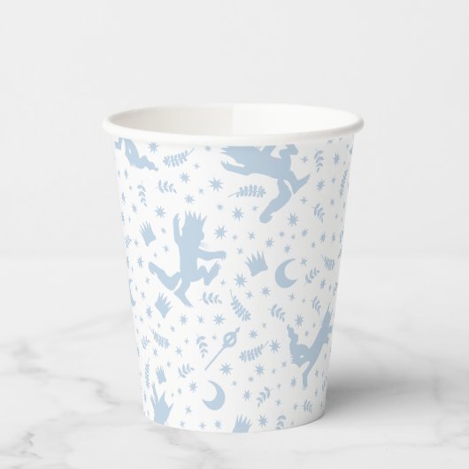 Gobelets En Papier Où les choses sauvages Blue Floral (Gauche)