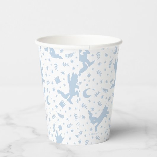 Gobelets En Papier Où les choses sauvages Blue Floral (Droite)