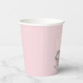 Gobelets En Papier Où les choses sauvages sont citées - rose (Droite)