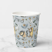 Gobelets En Papier Où les choses sauvages sont l'anniversaire (Verso)