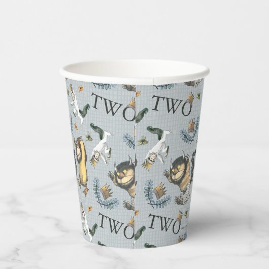 Gobelets En Papier Où les choses sauvages sont l'anniversaire (Droite)