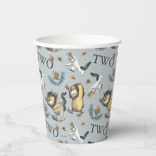 Gobelets En Papier Où les choses sauvages sont l'anniversaire (Recto)