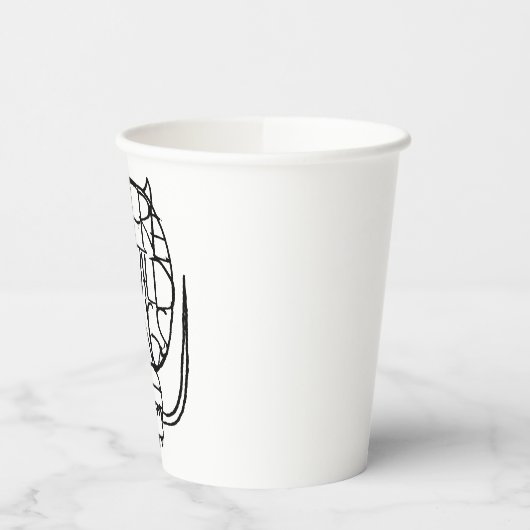 Gobelets En Papier Où sont les choses sauvages | Croquis par objet sa (Gauche)